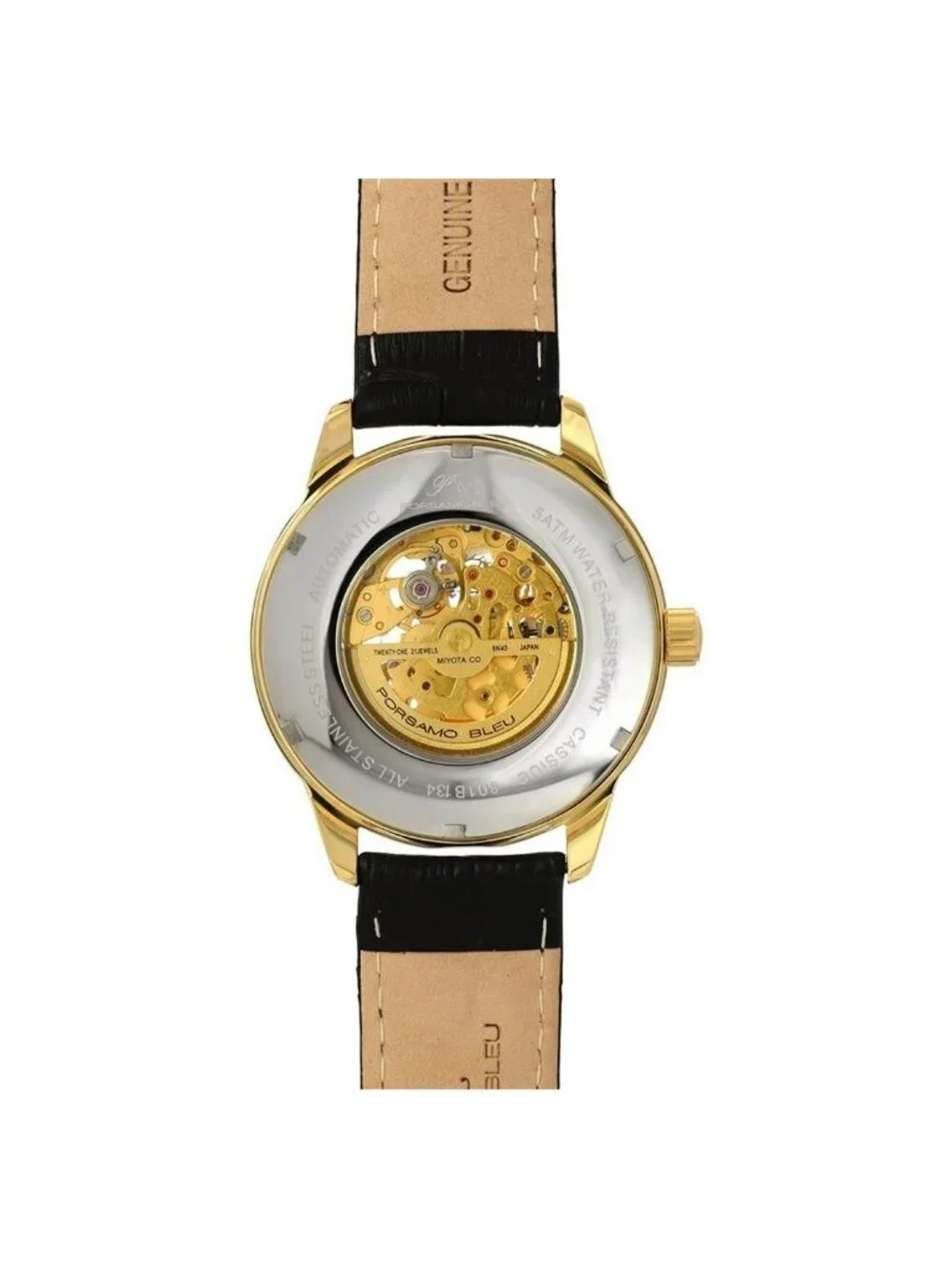 NWT Porsamo Bleu Cassius Automatic White Dial Men's Watch